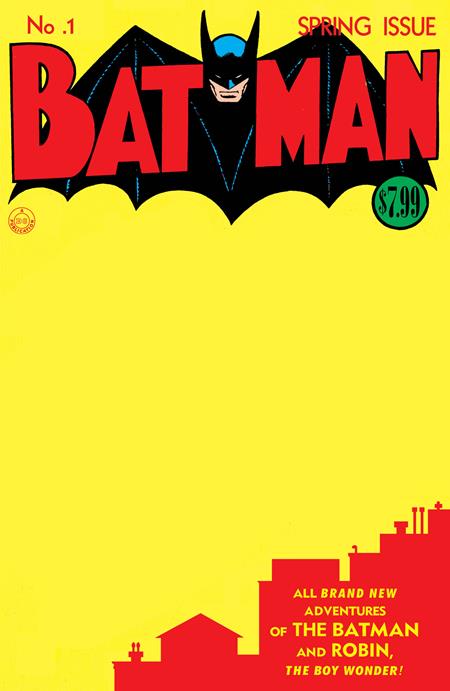 Batman #1 Facsimile Blank Edition (2023)