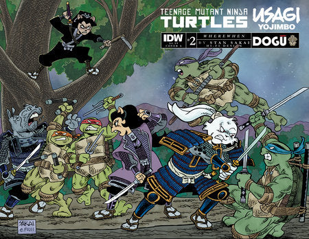 Teenage Mutant Ninja Turtles/ Usagi Yojimbo: Where When #2 CVR A (2023)