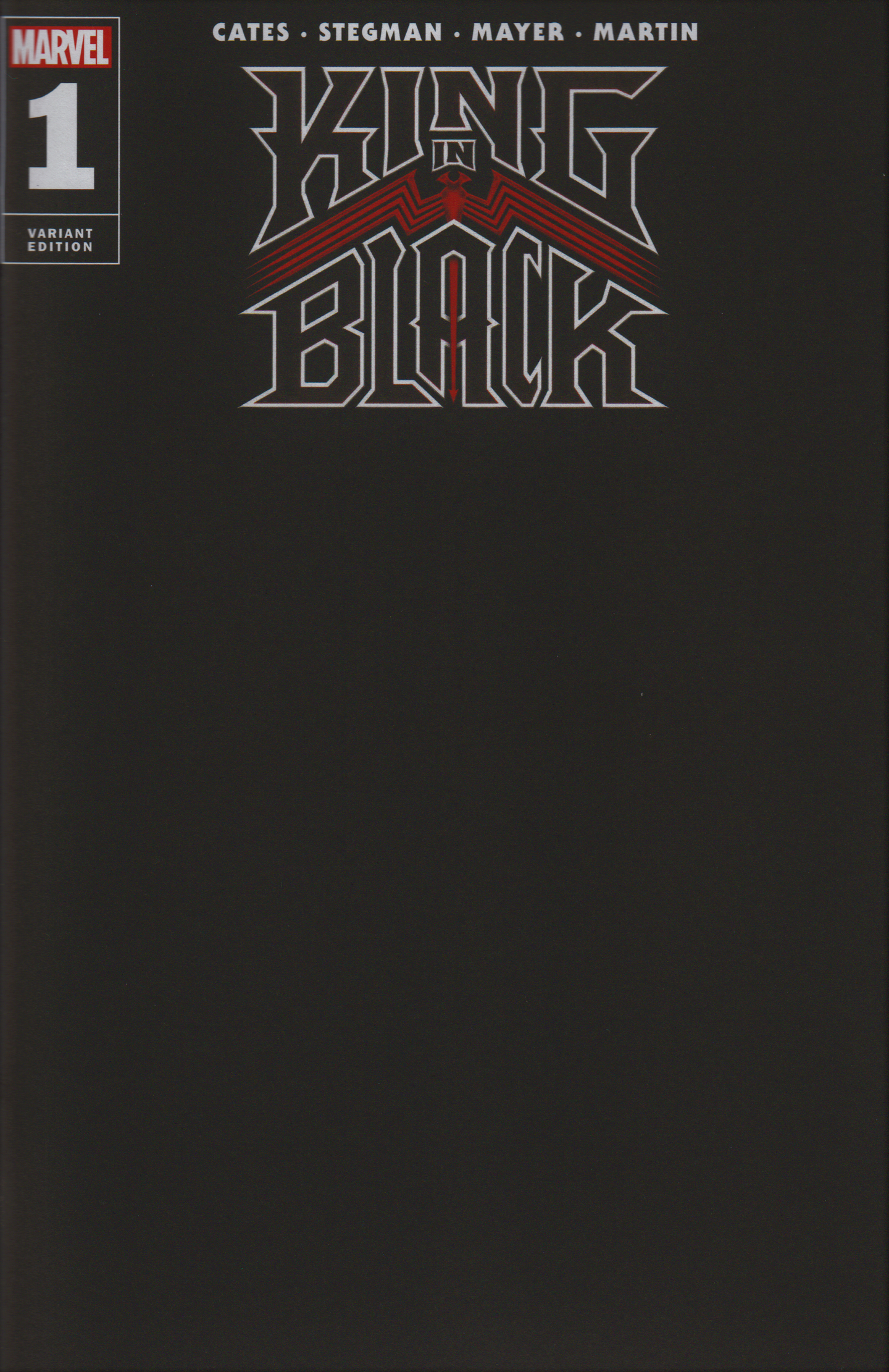 King in Black #1 Black Blank Sketch Cover