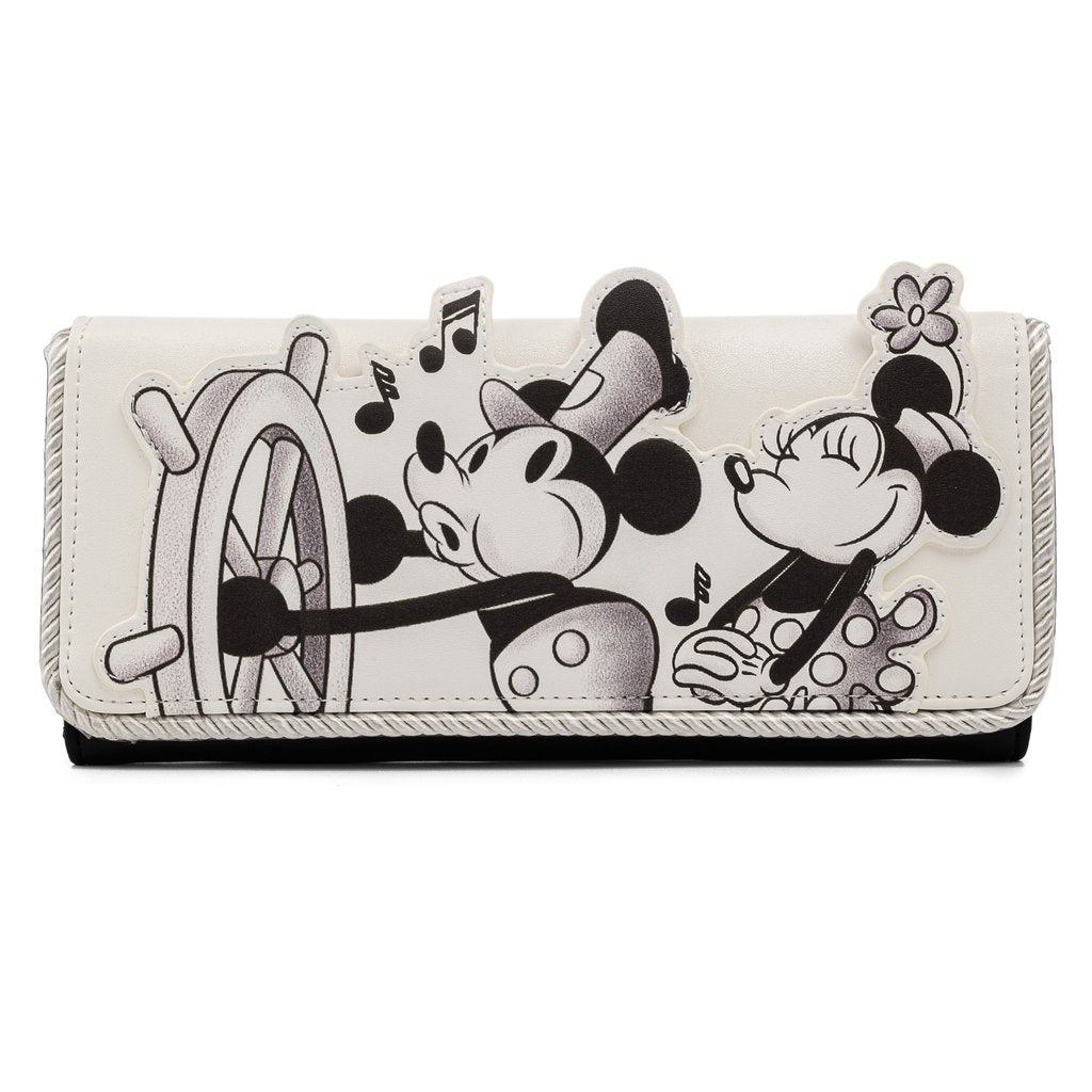Disney Steamboat Willie Cruise Flap Wallet