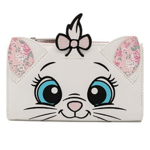 Load image into Gallery viewer, Disney The Aristocats Marie Floral Face Flap Wallet
