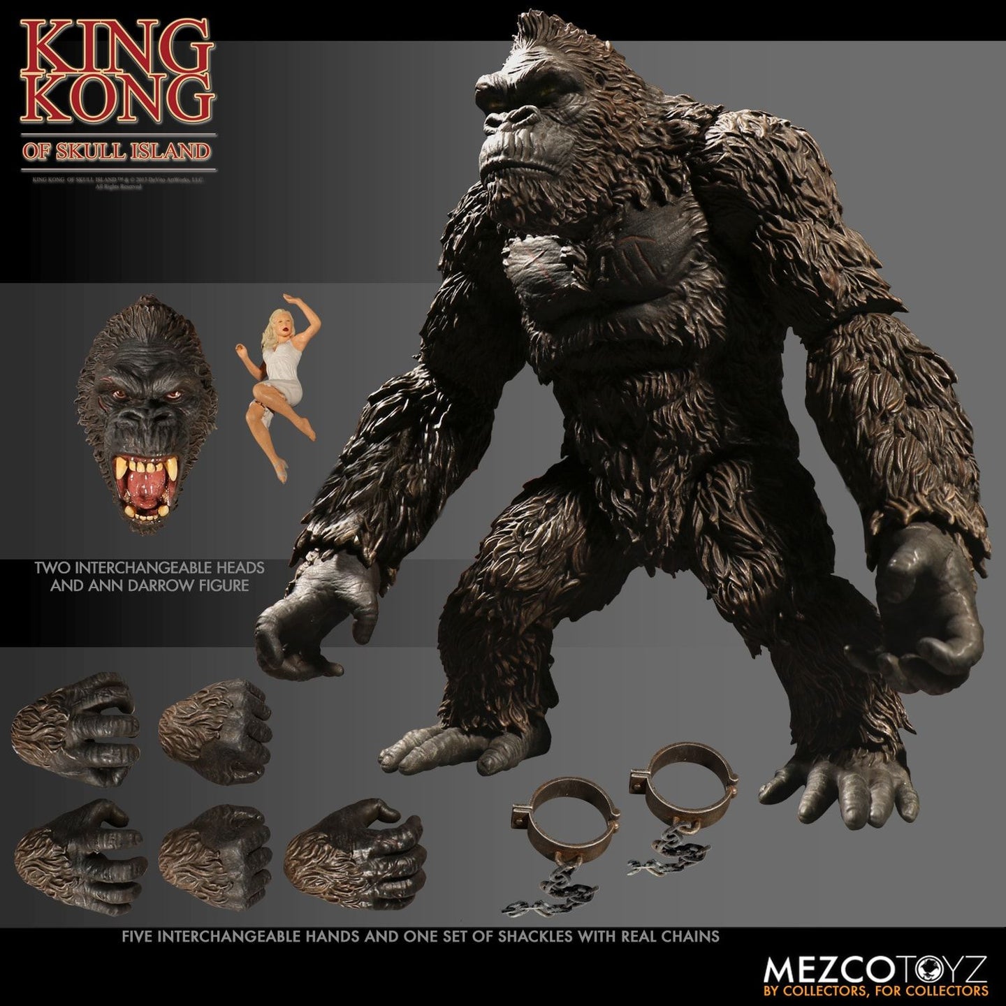 Mezco King Kong Skull Island 7 Inch Action Figure