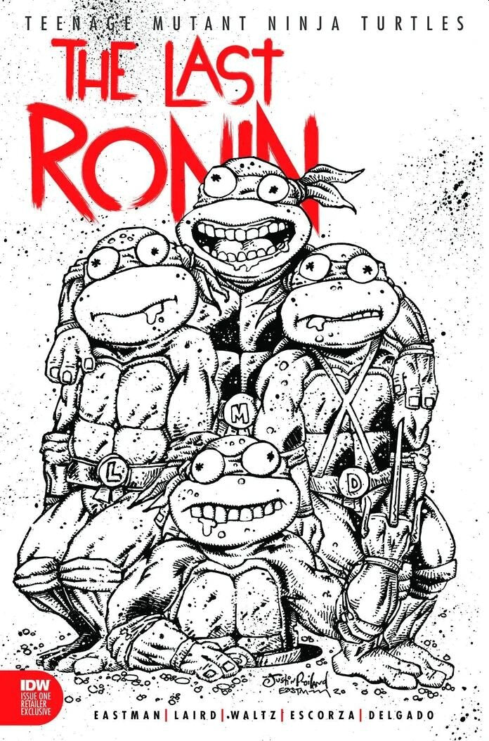 Teenage Mutant Ninja Turtles: The Last Ronin #1 Justin Roiland Inked Variant