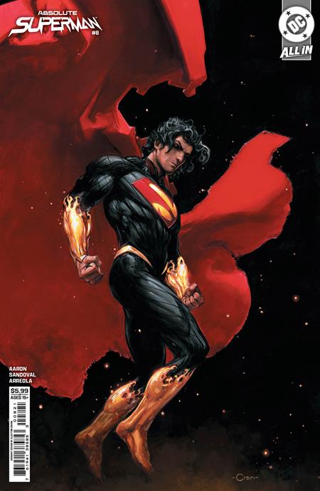 Absolute Superman #8 Clayton Crain Card Stock Variant (2025)