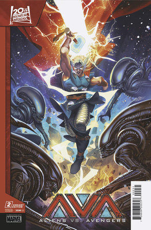 Aliens vs Avengers #2 Mateus Manhanini Variant (2024)