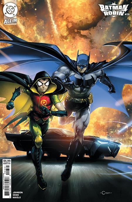 Batman and Robin #26 Clayton Crain Card Stock Variant (2025)