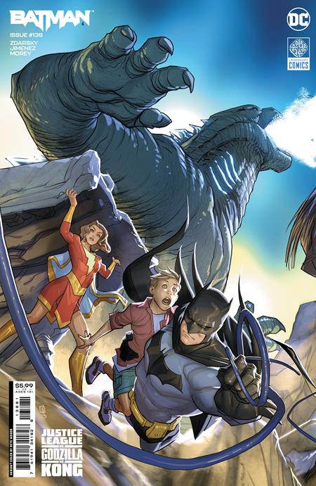 Batman #138 Justice League vs. Godzilla vs. King Kong Card Stock Variant (2023)