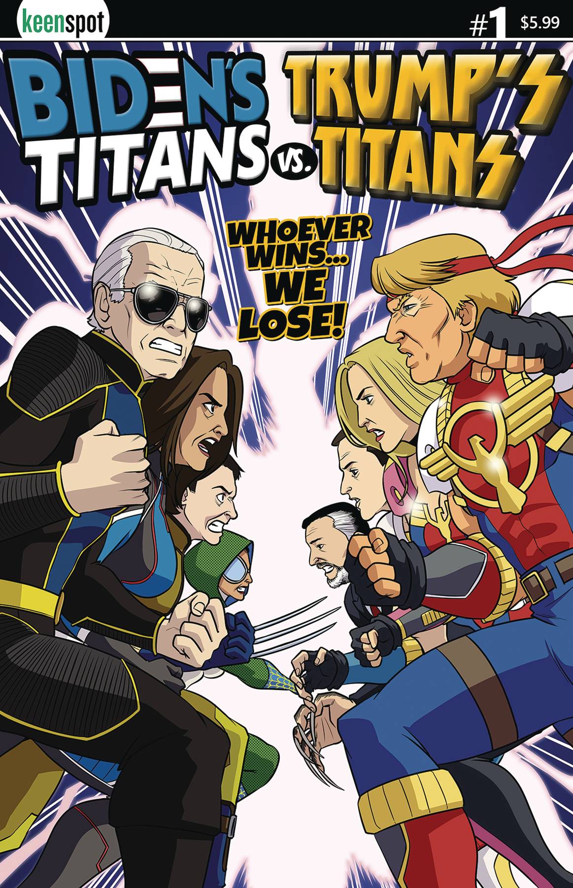 Biden's Titans vs Trump's Titans #1 CVR A (2024)