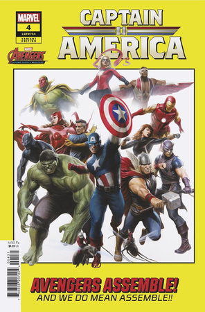 Captain America #4 Adi Granov Avengers 60th Anniversary Variant (2023)