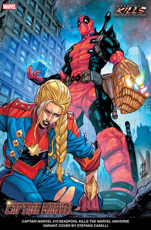 Captain Marvel #10 Deadpool Kills the Marvel Universe Variant (2024)