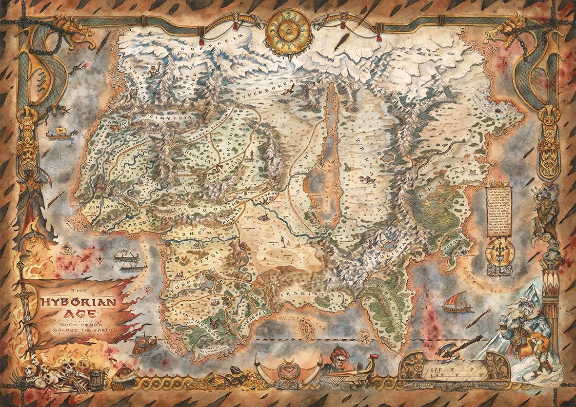 Conan The Barbarian #1 Hyborian Age Map Variant (2023)