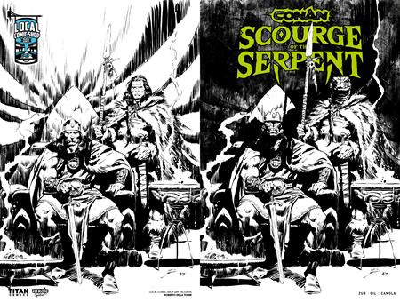 Conan the Barbarian: Scourge of the Serpent #1 (of 4) Roberto de la Torre Inks Wraparound Variant (2025)