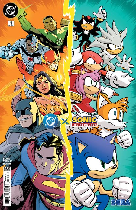 DC x Sonic The Hedgehog #1 (of 5) Ethan Young Card Stock Variant (2025)