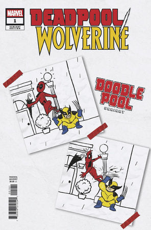 Deadpool/Wolverine #1 Doodlepool Variant (2025)