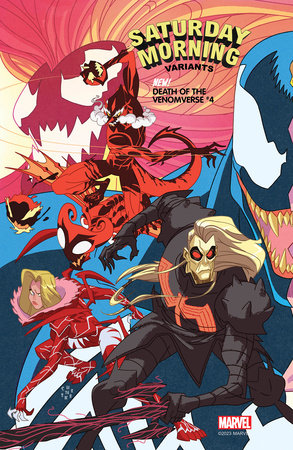 Death of the Venomverse #4 Saturday Morning Variant (2023)