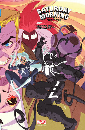 Death of the Venomverse #5 Saturday Morning Variant (2023)
