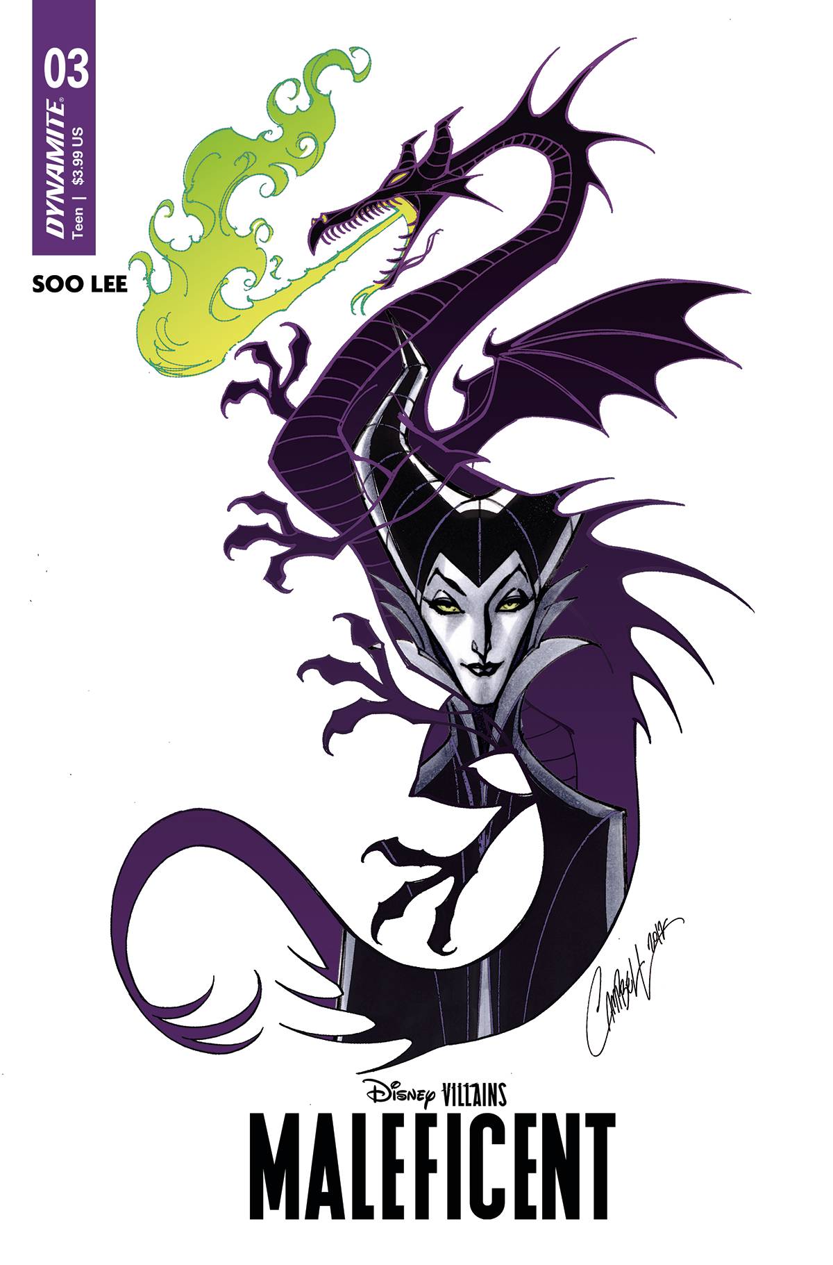 Disney Villains: Maleficent #3 CVR O J Scott Campbell Variant