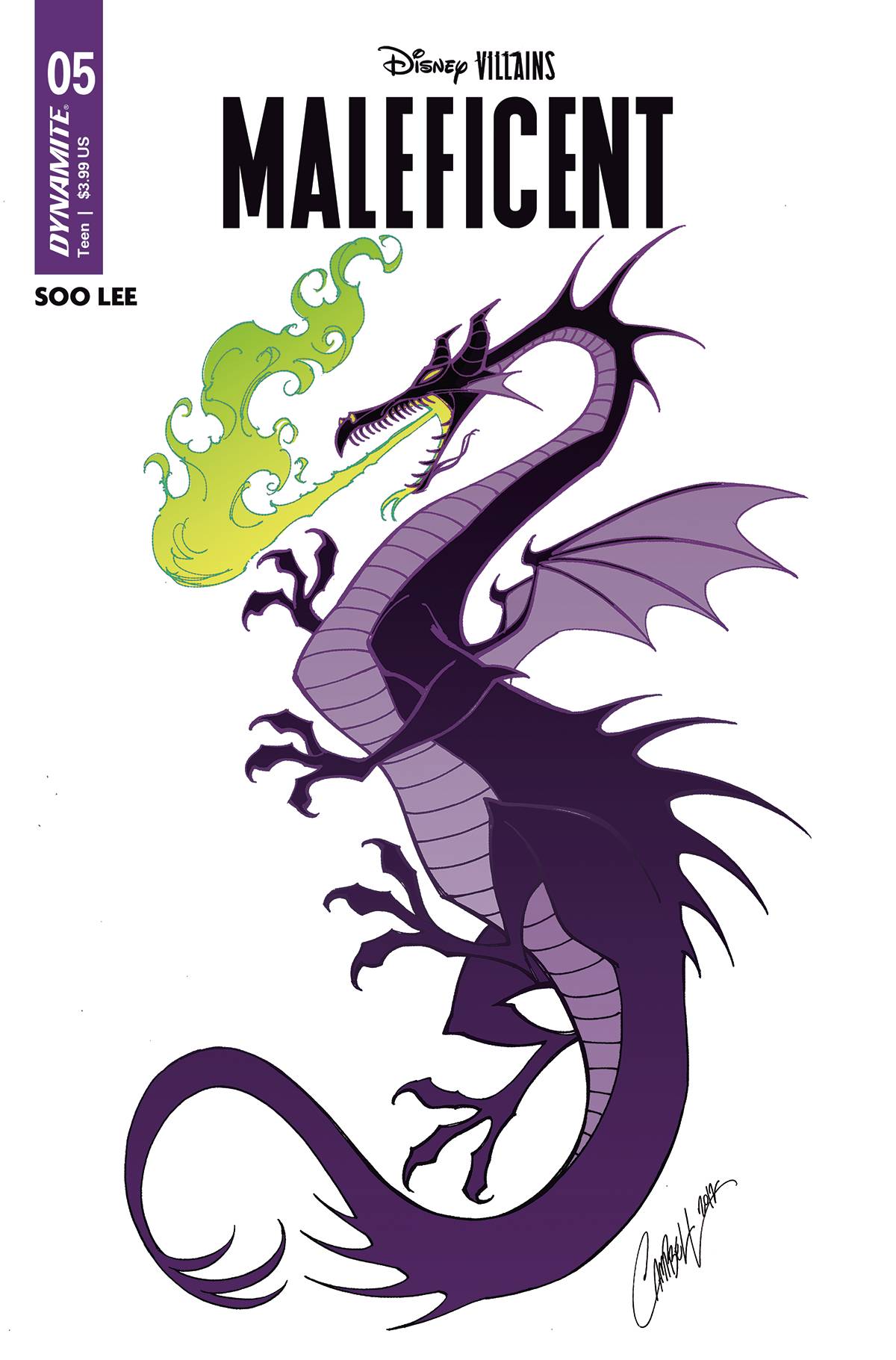 Disney Villains: Maleficent #5 CVR O J Scott Campbell Variant (2023)