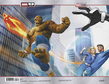 Fantastic Four #3 Wesley Burt Wraparound Variant (2025)