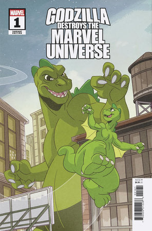 Godzilla Destroys the Marvel Universe #1 Sean Galloway Variant (2025)