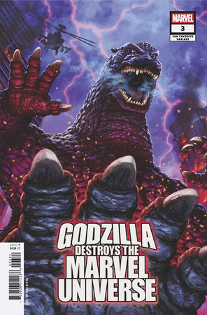Godzilla Destroys the Marvel Universe #3 Kaida Yuji Variant (2025)