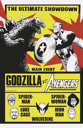 Godzilla vs. Avengers #1 Lee Garbett Variant (2025)