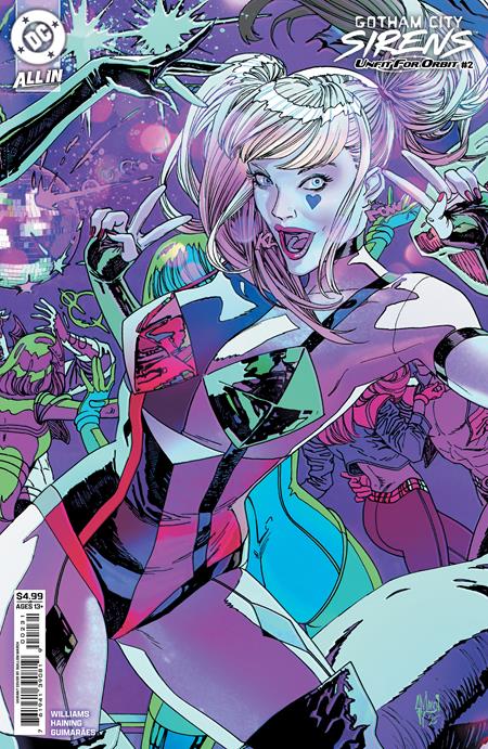 Gotham City Sirens: Unfit for Orbit #2 (of 5) Guillem March Connecting Card Stock Variant (2025)