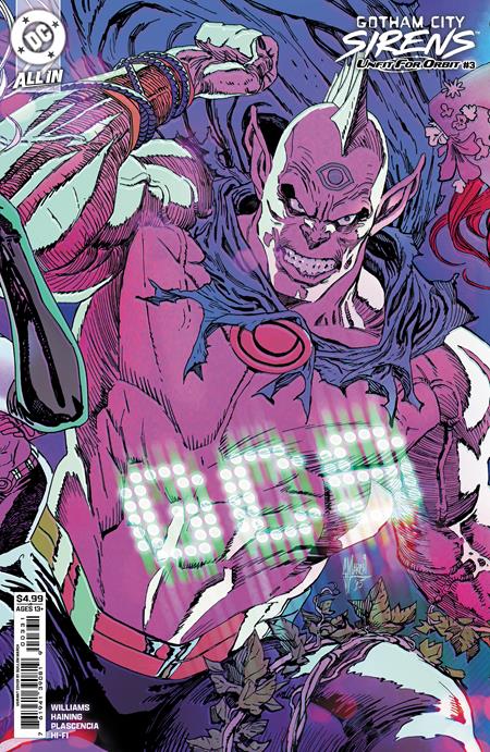 Gotham City Sirens: Unfit for Orbit #3 (of 5) Guillem March Connecting Card Stock Variant (2025)