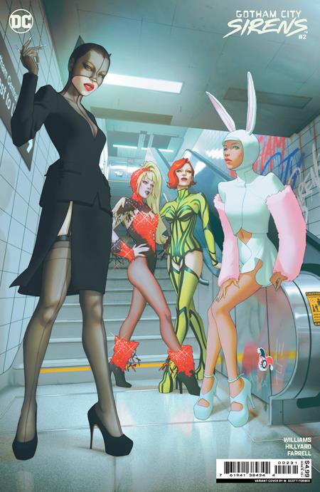 Gotham City Sirens #2 (of 4) Scott Forbes Card Stock Variant (2024)