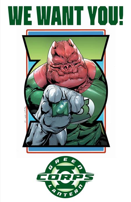 Green Lantern Corps #2 Recruitment Poster Acetate Variant (2025)