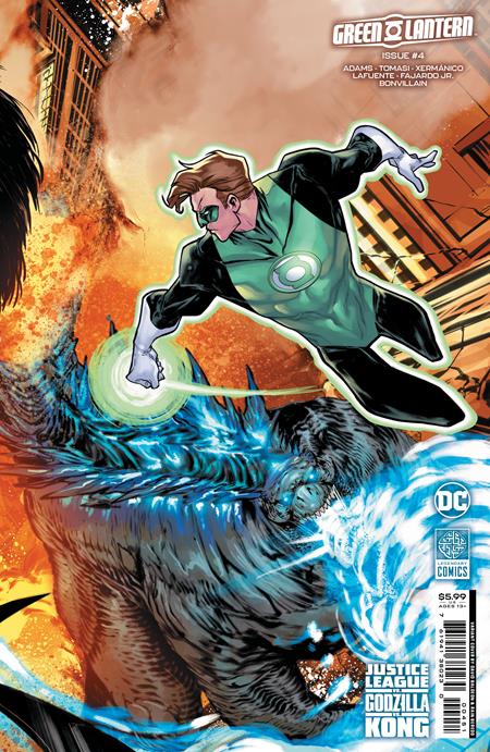 Green Lantern #4 Justice League vs. Godzilla vs. King Kong Card Stock Variant (2023)