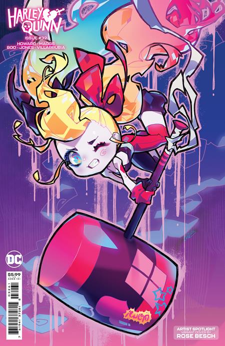 Harley Quinn #32 Rose Besch Card Stock Variant (2023)