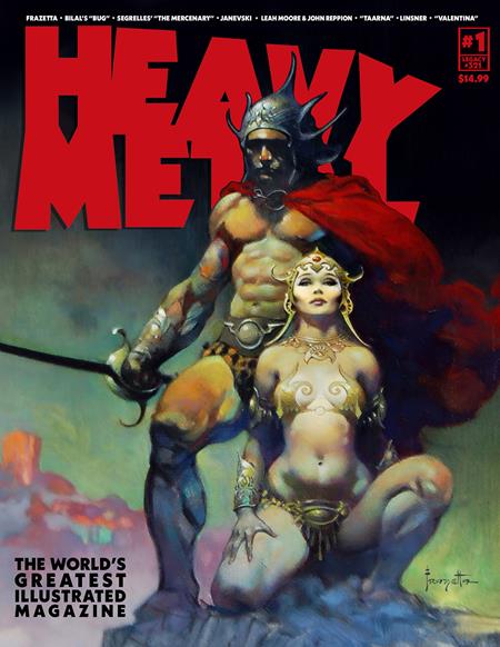 Heavy Metal Magazine #1 Frank Frazetta Variant (2025)
