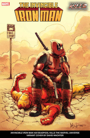 Invincible Iron Man #20 Deadpool Kills the Marvel Universe Variant (2024)