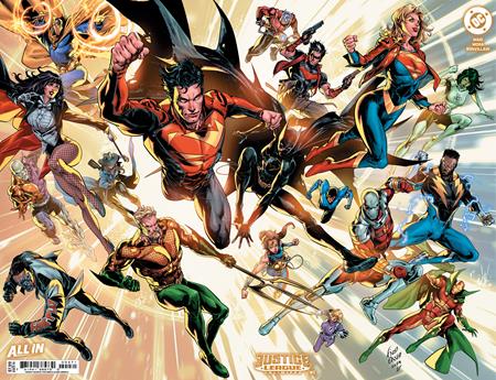 Justice League Unlimited #2 Fico Ossio Embossed Wraparound Foil Variant (2024)