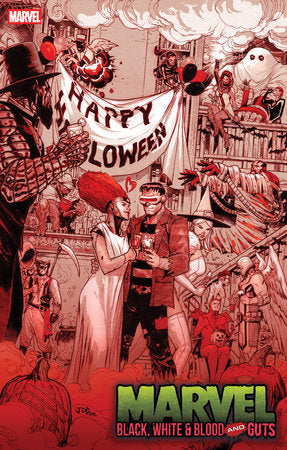 Marvel: Black, White and Guts #1 Joshua Cassara Variant (2025)