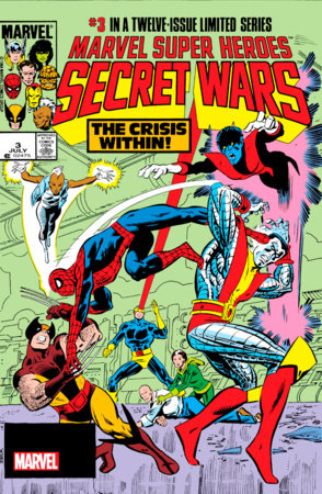 Marvel Super Heroes Secert Wars #3 facsimile Foil Variant (2024)