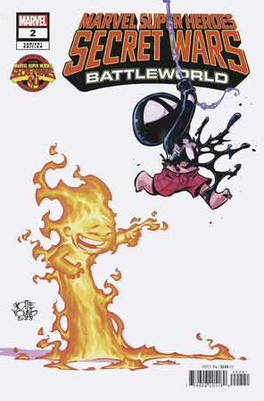 Marvel Super Heroes Secret Wars: Battleworld #2 Skottie Young Variant (2023)