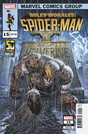 Miles Morales Spider-Man #15 Ken Lashley Wolverine Variant (2024)