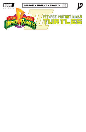 Mighty Morphin Power Rangers x Teenage Mutant Ninja Turtles III #1 Blank Sketch Variant (2025)