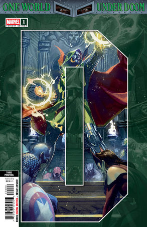 One World Under Doom #1 3rd Print Ben Harvey Connecting Variant (2025)