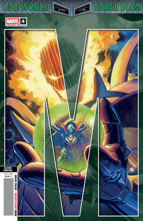 One World Under Doom #4 2nd Print Ben Harvey Connecting Variant (2025)