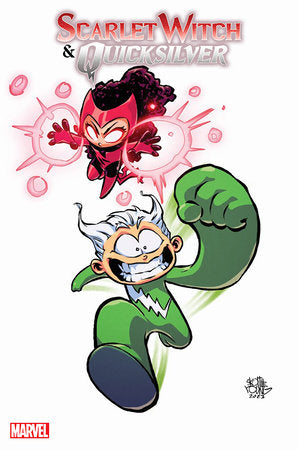 Scarlet Witch and Quicksilver #1 Skottie Young Variant  (2024)
