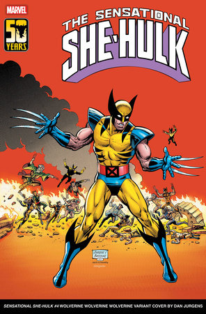 Sensational She-Hulk #4 Dan Jurgens Wolverine Variant (2024)