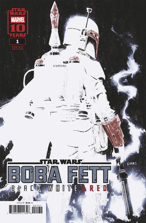 Star Wars: Boba Fett- Black, White and Red #1 Kaare Andrews Variant (2025)