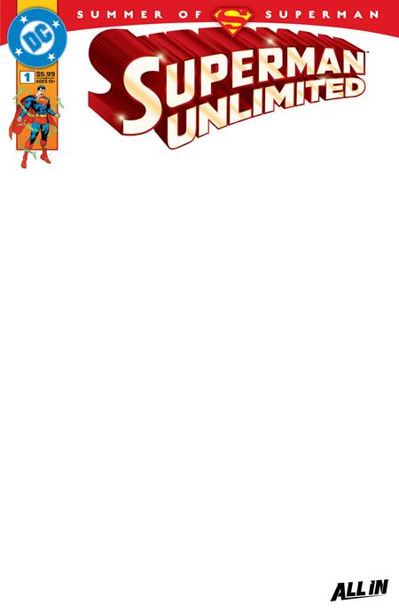 Superman Unlimited #1 Blank Sketch Variant (2025)