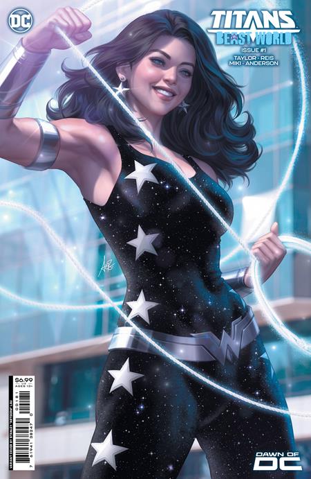 Titans Beast World #1 (of 6) Artgerm Card Stock Variant (2023)