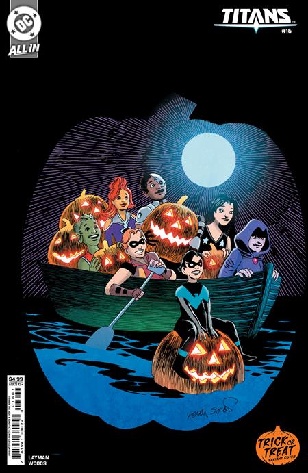 Titans #16 Kelley Jones Trick or Treat Card Stock Variant (2024)