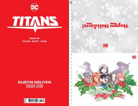 Titans #5 Holiday Card Variant (2023)
