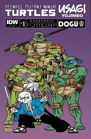 Teenage Mutant Ninja Turtles/ Usagi Yojimbo: Where When #1 Directors Cut CVR A (2023)